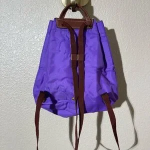Longchamp | Bags | Longchamp Purple And Brown Backpack  display picture 2
